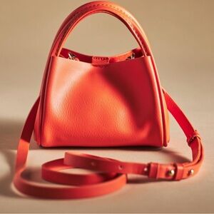 Anthropologie mini orange tote